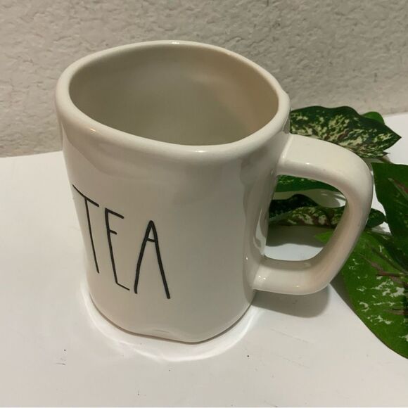 RAE Dunn  tea Mug white black - Picture 3 of 4